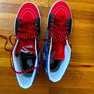 Vans, night before Christmas high tops